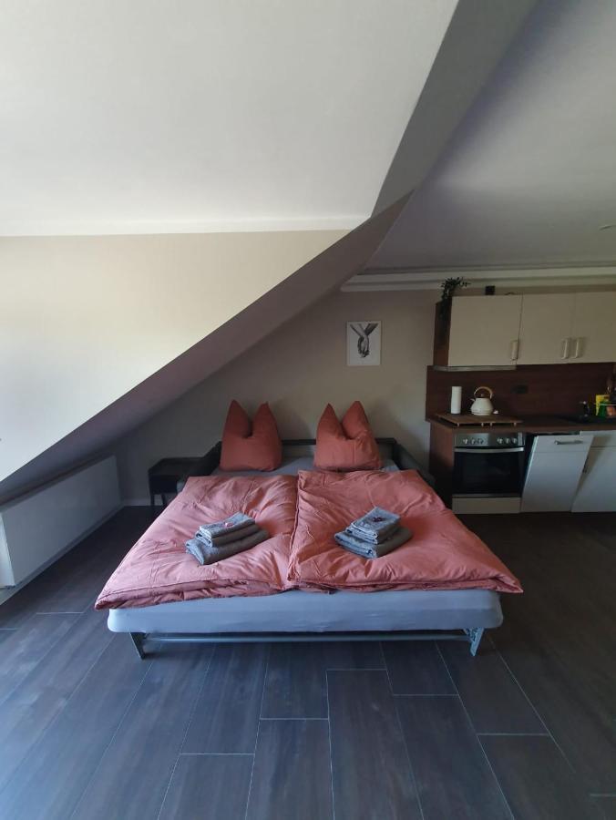 Neumuehler Hof- Ferienwohnung "Benjamin" Mit Grosser Privater Dachterasse Und Guter Anbindung In Die City Schwerin  Esterno foto